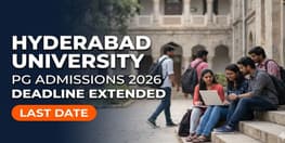 Hyderabad University PG Application Deadline Extended to June 12 2026